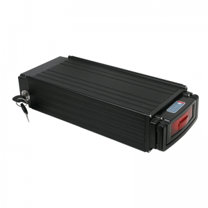 بطارية دراجة كهربائية قابلة لإعادة الشحن 36V/48V/52V Rack Rack Batike Ebike Lithium Lithium لـ ebike
